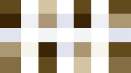 Brown geometric wallpaper design file showing detailed checkered pattern and color palette