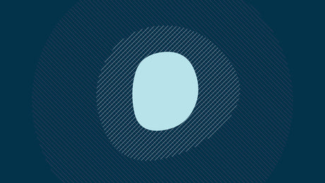 Geometric circle wallpaper design file showing detailed linear pattern and blue color gradients