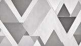 Geometric wallpaper design file showing detailed grey and white pattern structure