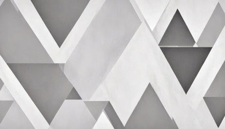 Geometric wallpaper design file showing detailed grey and white pattern structure