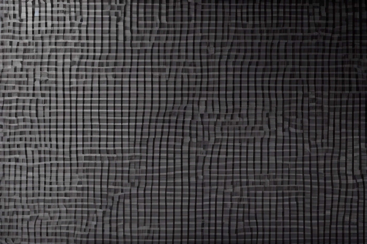 Design file of modern grey geometric wallpaper showing detailed grid pattern