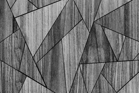 Design file of geometric stone pattern showing detailed grey angular lines and textures