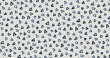 Blue geometric triangle pattern design file showing detailed pattern arrangement