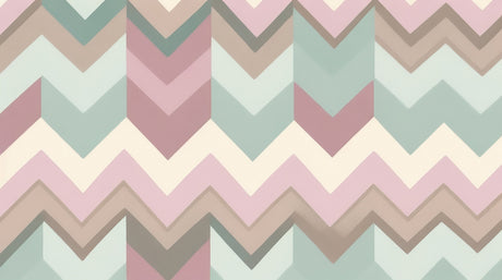 Chevron pattern design file showing detailed pastel geometric arrangement