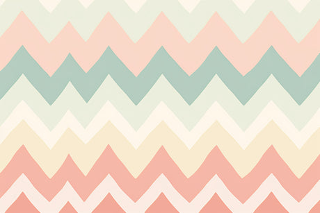 Design file of pastel chevron pattern showing precise geometric lines and color transitions