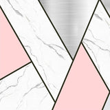 Geometric pattern design file showing pink and marble angular shapes with detailed texture