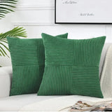 Corduroy Cushion Covers  Ribbed Geometric Pattern - Product detail 8