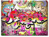 Graffiti Street Art design file showing vibrant colors and dynamic urban patterns