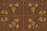 William Morris Geometric Mural Wallpaper  Nouveau Grape Vine Symmetry - Wallpaper design detail 4