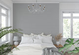 Sophisticated grey wallpaper design in a contemporary hallway setting