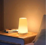 Modern Touch Sensor Lamp  Wooden Base LED Ambient Light - Product detail 8