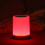 Modern Touch Sensor Lamp  Wooden Base LED Ambient Light - Product detail 6