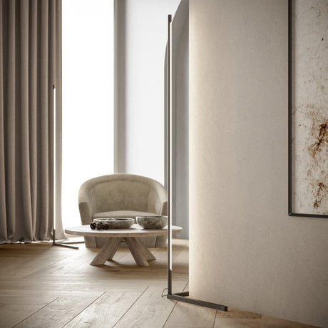 Modern LED Floor Lamp  Slim Profile Minimalist Design - Product showcase