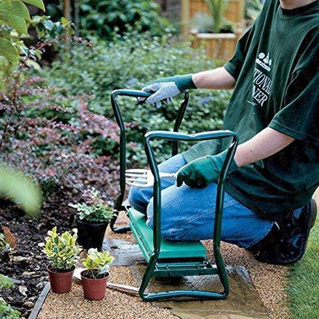 Garden Kneeler Bench  Foldable Steel Frame With Waterproof Cushion - Product detail 4