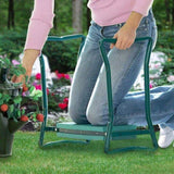 Garden Kneeler Bench  Foldable Steel Frame With Waterproof Cushion - Product detail 6