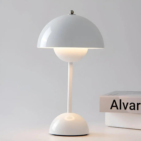 Modern Dome Table Lamp  Pink Metal Finish - Product detail 6