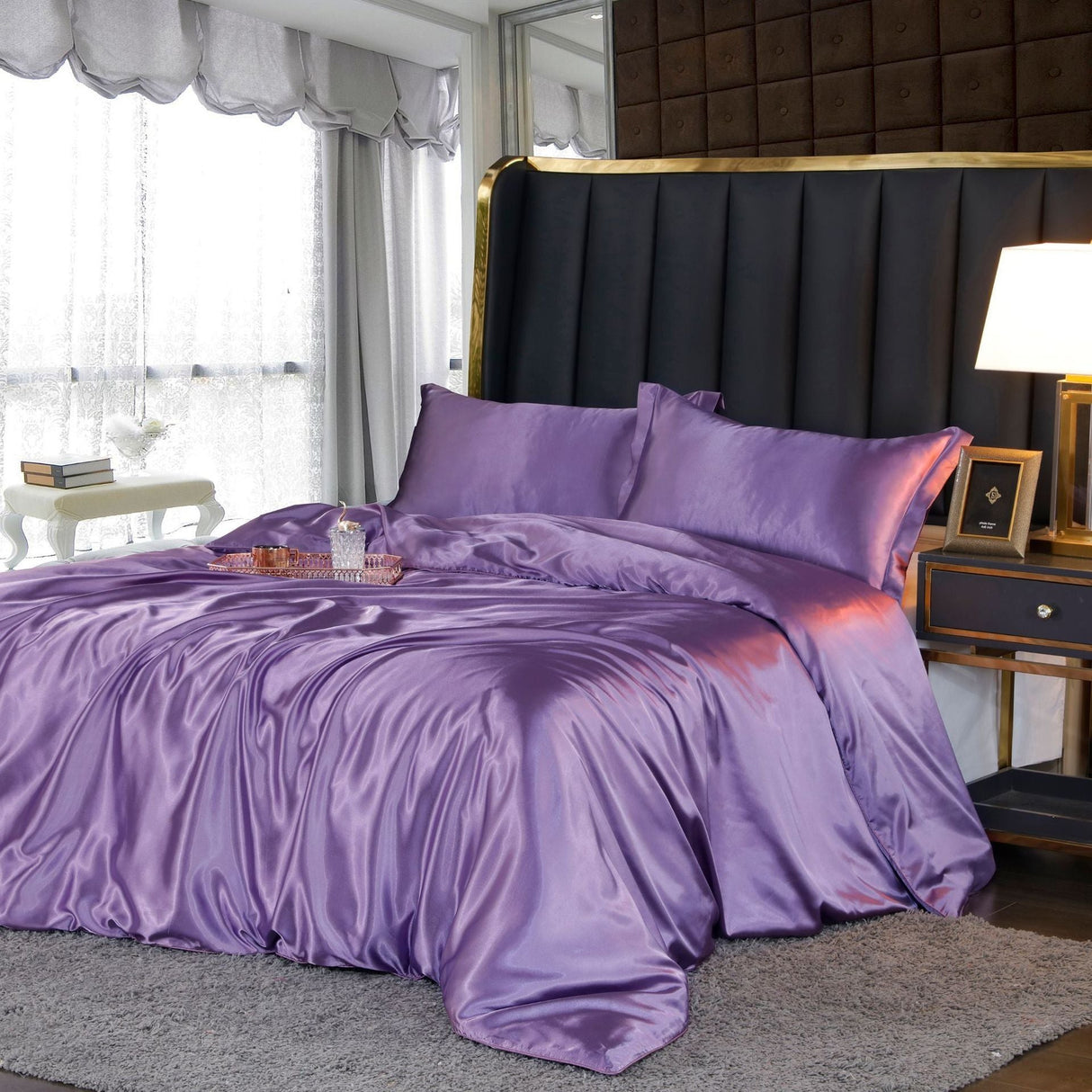 Luxury Silk Bedding Set  100 Pure Silk 4-Piece Collection - Product detail 27