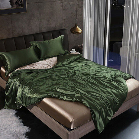 Luxury Silk Bedding Set  100 Pure Silk 4-Piece Collection - Product detail 19
