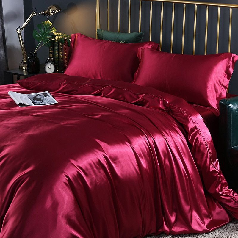 Luxury Silk Bedding Set  Premium 4-Piece Collection - Product detail 12