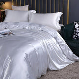 Luxury Silk Bedding Set  Premium 4-Piece Collection - Detailed view