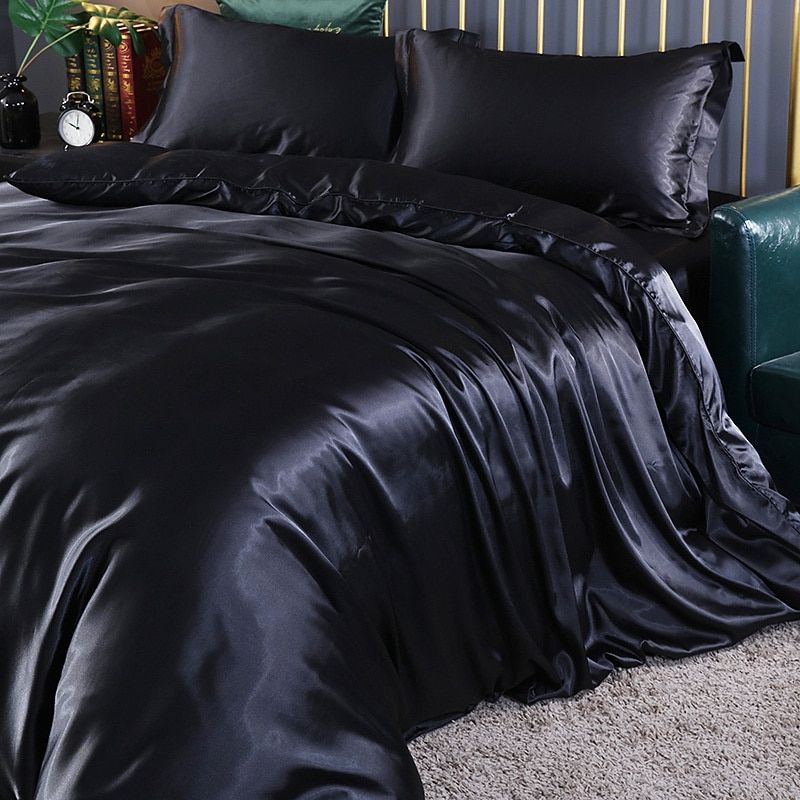 Luxury Silk Bedding Set  Premium 4-Piece Collection - Product detail 4