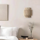 Modern Wall Sconce  Textured Jute Shade Design - Product detail 4