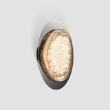 Modern LED Wall Light  Crystal Glass  Steel Sconce - Product showcase