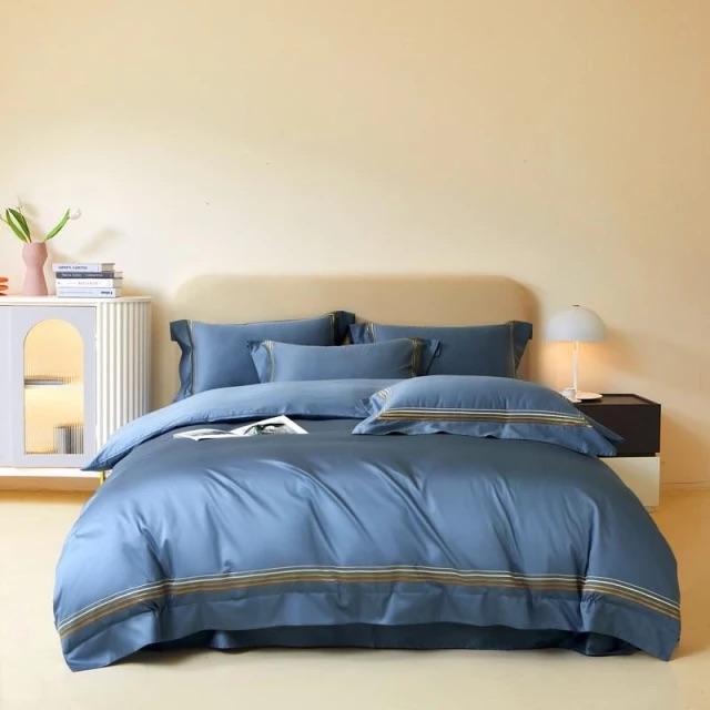 Egyptian Cotton Duvet Cover  Luxury Orange Bedding Set - Product detail 11