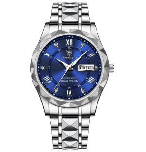 Luxury Mens Watch  Blue Dial Steel Two-Tone Design - Product detail 7