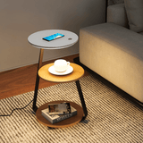 Modern Triple Tier Side Table  Space-Saving Design - Product detail 7