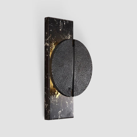 Modern Marble Wall Light  Black Stone Half Moon Design - Product detail 11