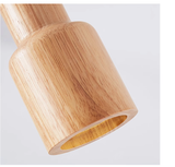 Scandinavian Pendant Light  Natural Wood Cylinder Design - Product detail 5