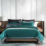 Egyptian Cotton Duvet Set  Premium Bedding With Decorative Border - Product detail 15