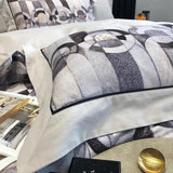 Egyptian Cotton Bed Linen Set  Geometric Pattern Design - Product detail 6