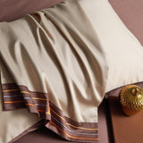 Egyptian Cotton Bedding Set  Premium Cream Duvet Collection - Product detail 11