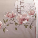 Floral Cotton Bedding Set  Pink Cherry Blossom Design - Product example
