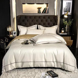 Egyptian Cotton Bedding Set  Premium Silver Trim Design - Product detail 13