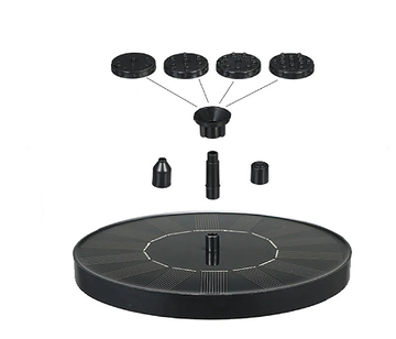 Solar Bird Bath Fountain  Solar-Powered Garden Water Feature - Product detail 6