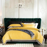 Egyptian Cotton Duvet Set  Premium Bedding With Decorative Border - Product detail 13