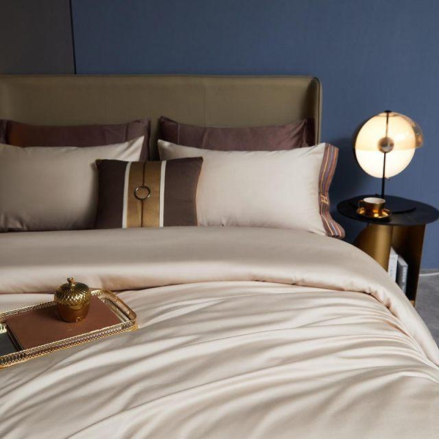 Egyptian Cotton Bedding Set  Premium Cream Duvet Collection - Product detail 5