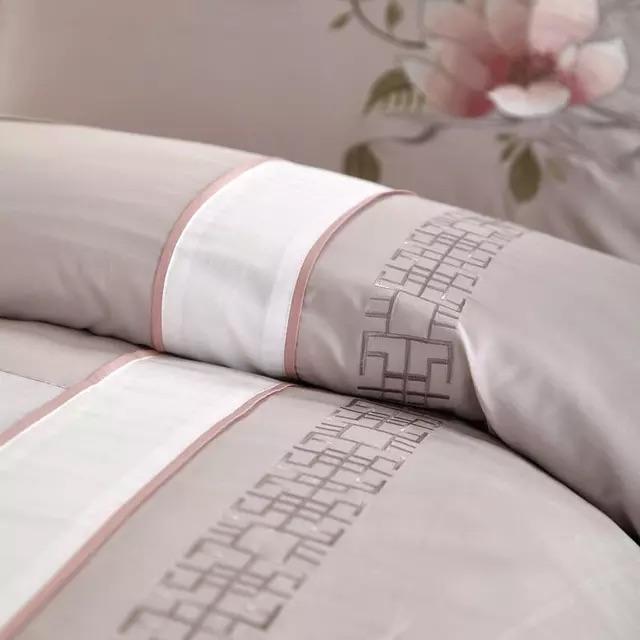 Floral Cotton Bedding Set  Pink Cherry Blossom Design - Product detail 6