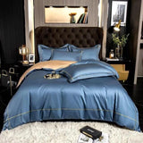 Egyptian Cotton Bedding Set  Premium Silver Trim Design - Product detail 9