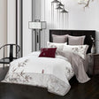 Luxury Egyptian Cotton Bedding Set  Bamboo Embroidery Design - Product showcase
