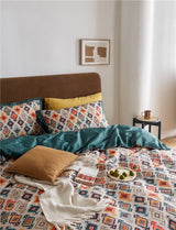 Egyptian Cotton Duvet Set  Ethnic Ikat Diamond Pattern - Product detail 4