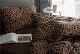 Leopard Print Duvet Cover  Egyptian Cotton Bedding Set - Detailed view