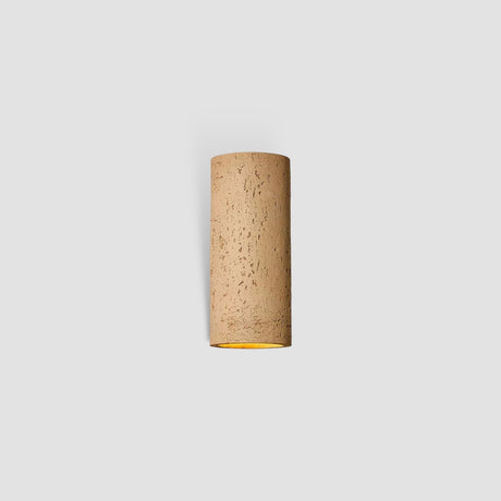 Modern Cement Wall Light  Cylindrical Textured Design - Product showcase