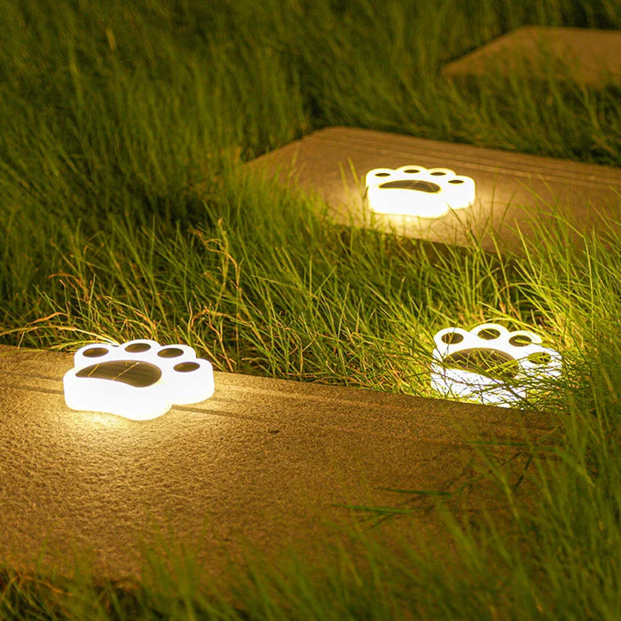 Solar Paw Print Garden Lights  Automatic LED Path Illumination - Product detail 6