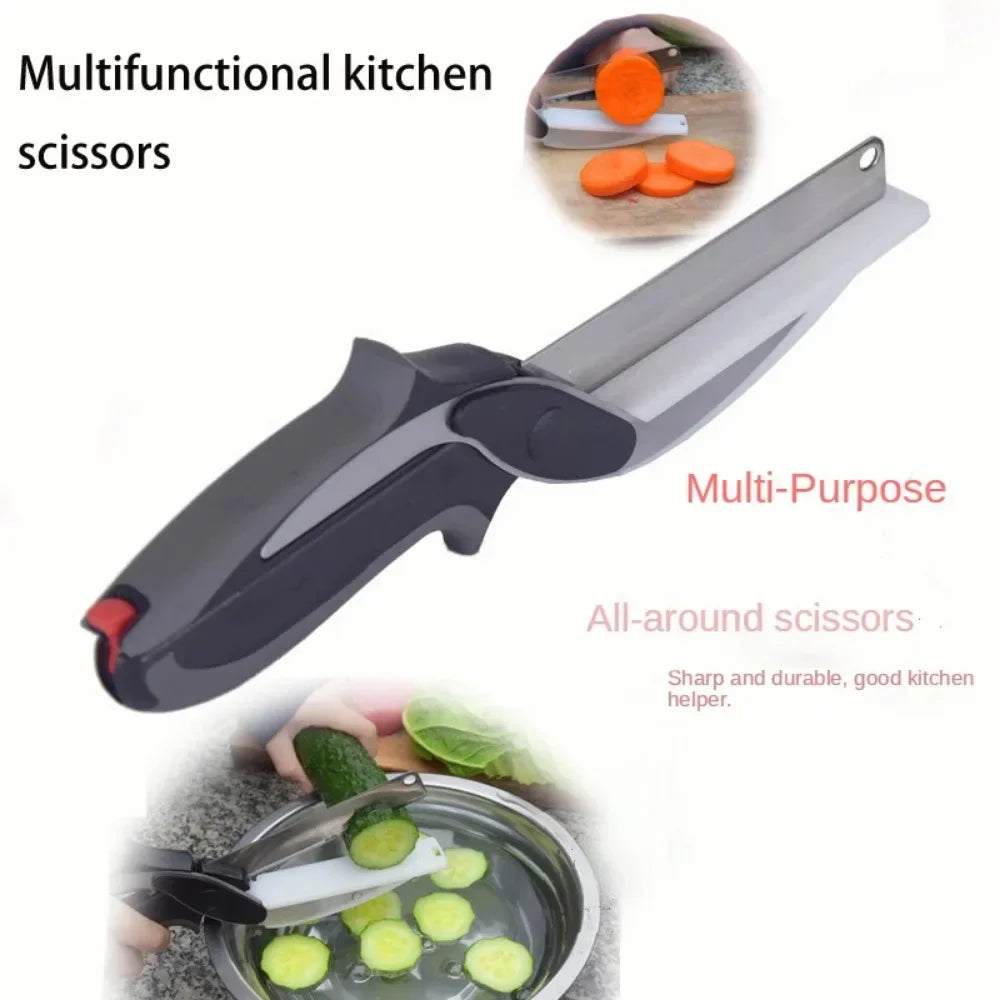 Smart Kitchen Scissors  2-in-1 Cutting Board Design - Product example