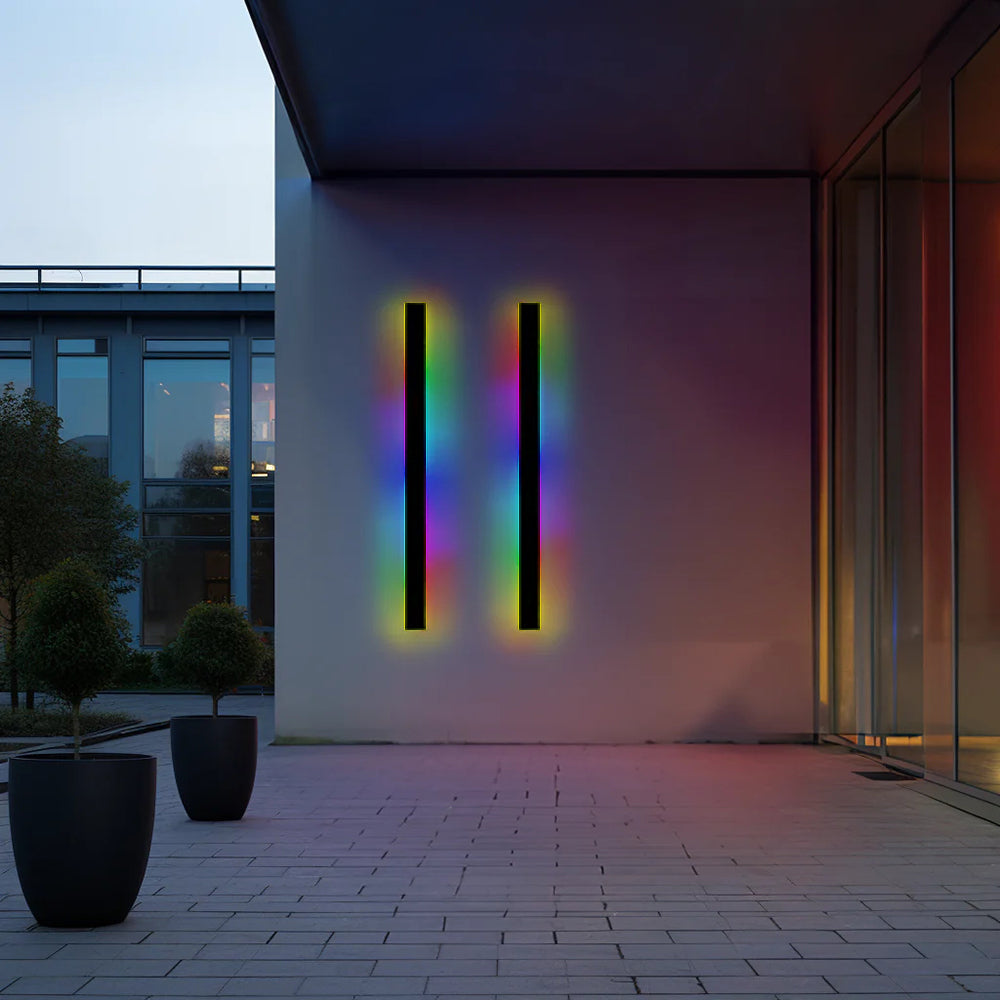 Modern LED Wall Light  Black Metal 80cm Linear Design - Product detail 14
