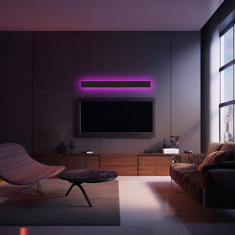 Modern LED Wall Light  Black Metal 80cm Linear Design - Product detail 13